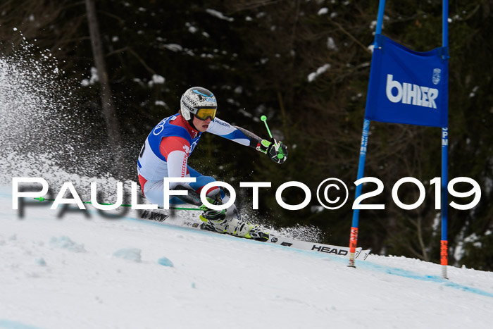 FIS Riesenslalom, Herren, Bay. Jugend, Oberjoch, 09.02.2018