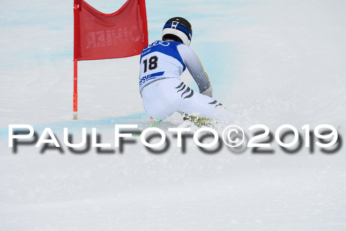 FIS Riesenslalom, Herren, Bay. Jugend, Oberjoch, 09.02.2018