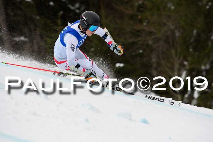 FIS Riesenslalom, Herren, Bay. Jugend, Oberjoch, 09.02.2018