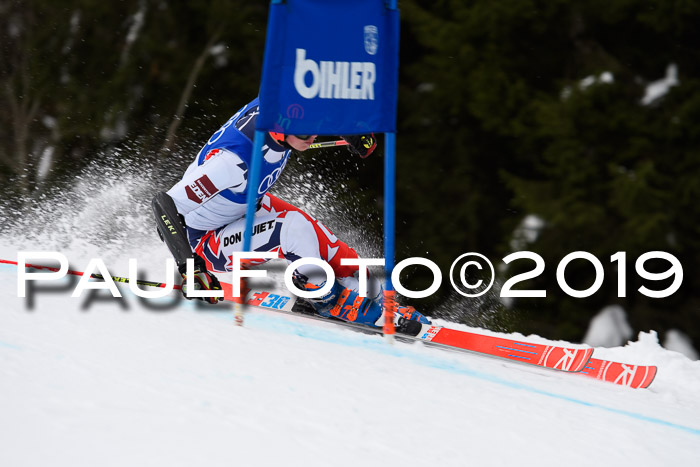FIS Riesenslalom, Herren, Bay. Jugend, Oberjoch, 09.02.2018