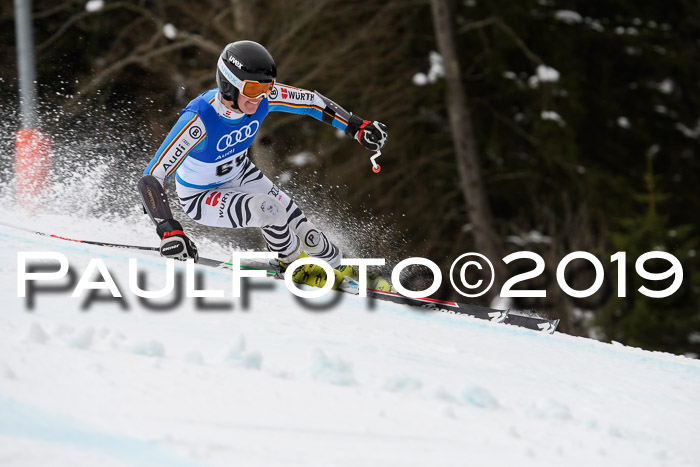 FIS Riesenslalom, Herren, Bay. Jugend, Oberjoch, 09.02.2018