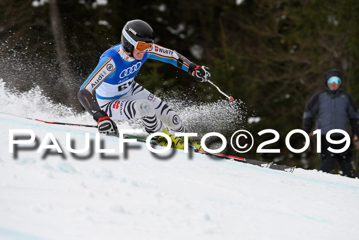 FIS Riesenslalom, Herren, Bay. Jugend, Oberjoch, 09.02.2018