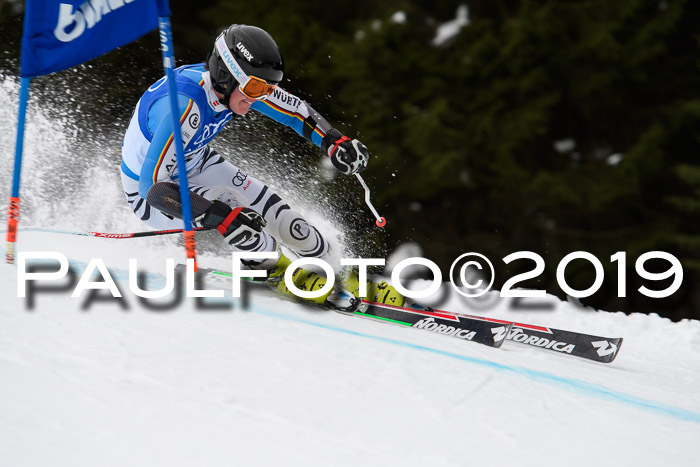 FIS Riesenslalom, Herren, Bay. Jugend, Oberjoch, 09.02.2018