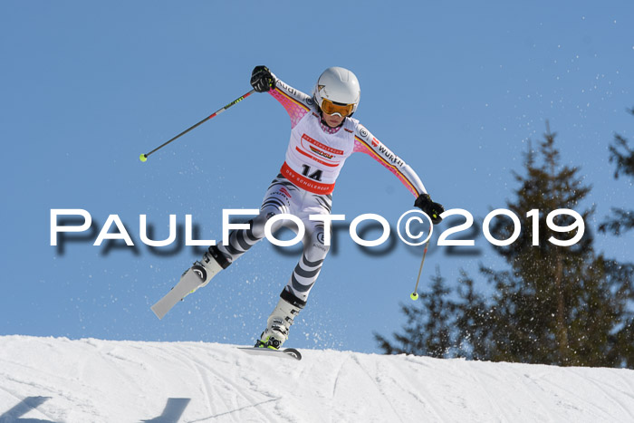 DSV Schülercup U16 Super-G, 26.02.2019