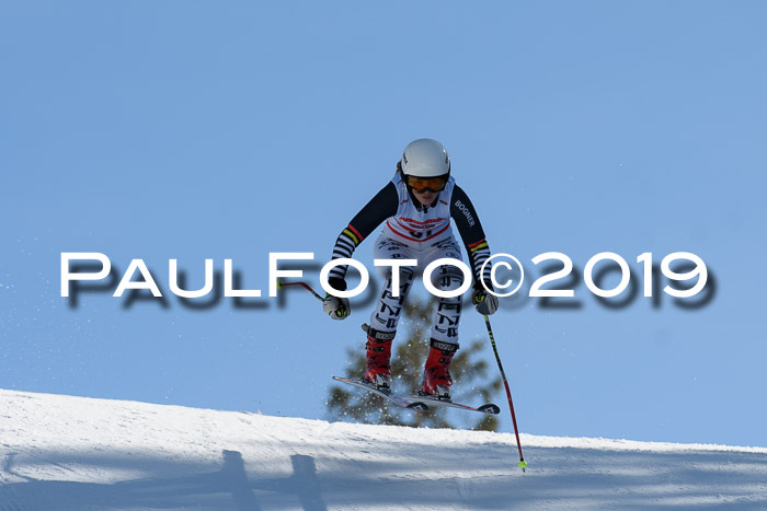 DSV Schülercup U16 Super-G, 26.02.2019