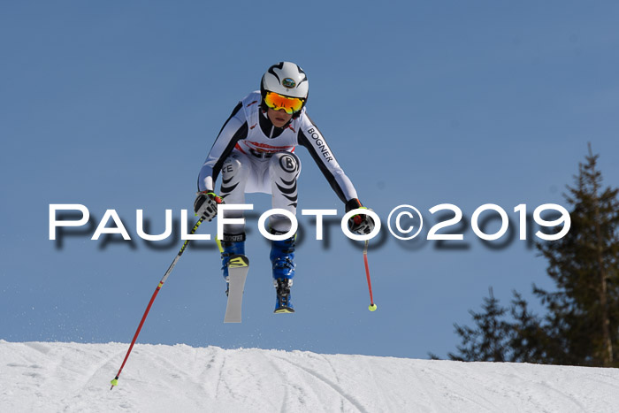 DSV Schülercup U16 Super-G, 26.02.2019
