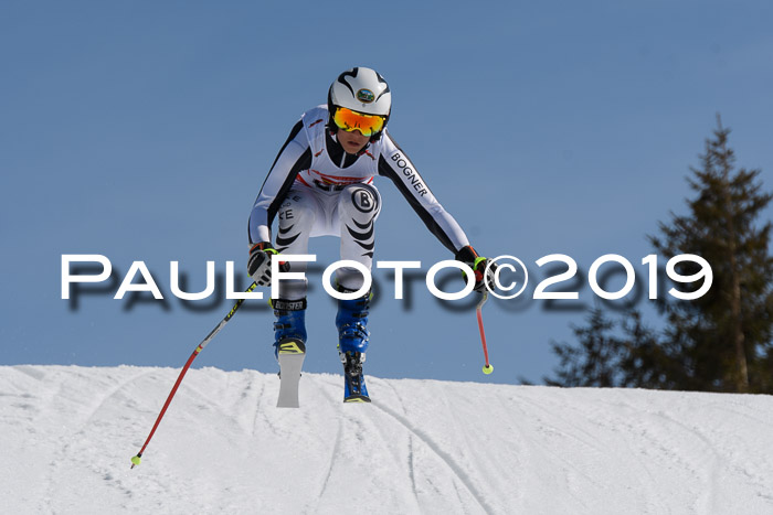 DSV Schülercup U16 Super-G, 26.02.2019