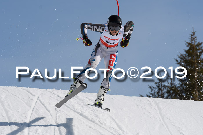 DSV Schülercup U16 Super-G, 26.02.2019