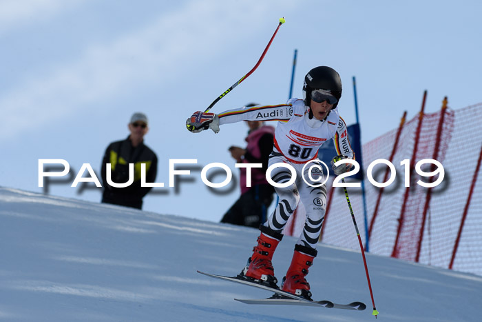 DSV Schülercup U16 Super-G, 26.02.2019