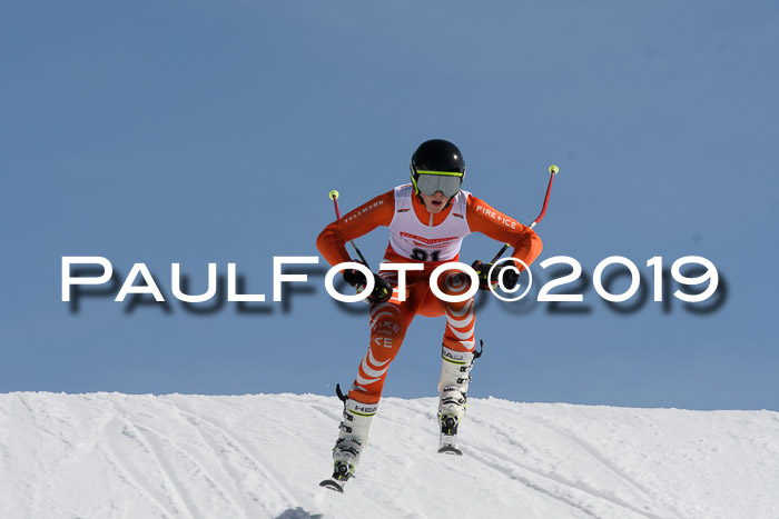 DSV Schülercup U16 Super-G, 26.02.2019