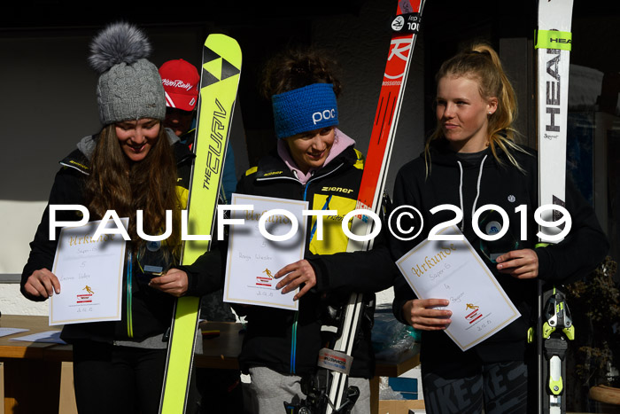 DSV Schülercup U16 Super-G, 26.02.2019