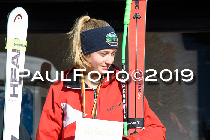 DSV Schülercup U16 Super-G, 26.02.2019