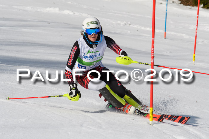 FIS Slalom Damen + NJR Herren, Lenggries 03.03.2019