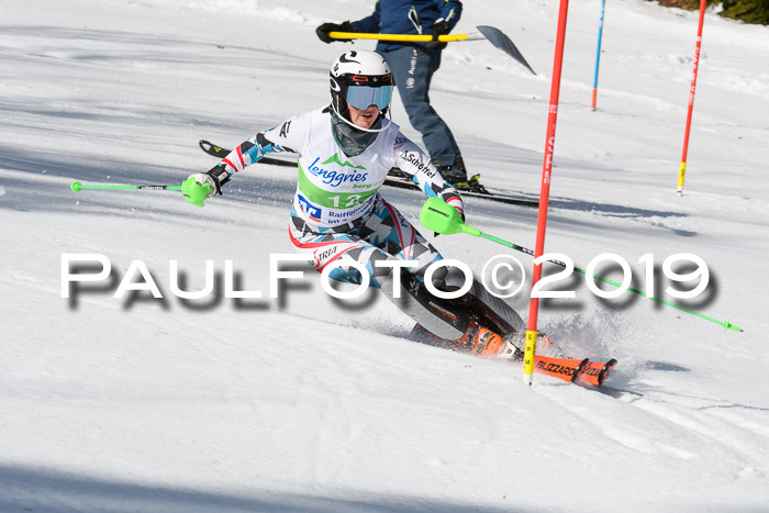 FIS Slalom Damen + NJR Herren, Lenggries 03.03.2019