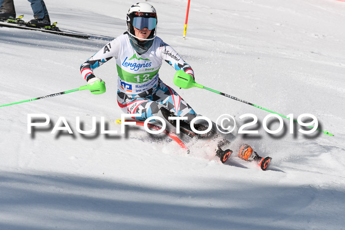 FIS Slalom Damen + NJR Herren, Lenggries 03.03.2019