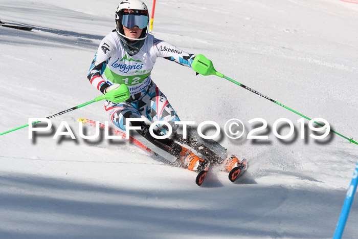 FIS Slalom Damen + NJR Herren, Lenggries 03.03.2019