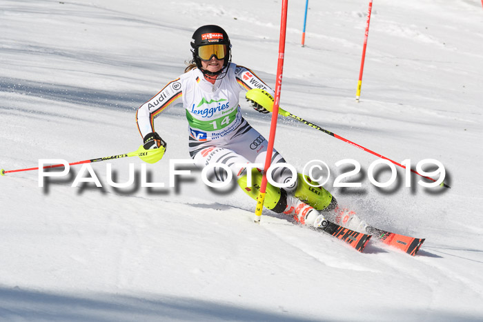 FIS Slalom Damen + NJR Herren, Lenggries 03.03.2019