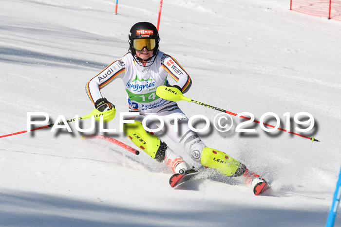 FIS Slalom Damen + NJR Herren, Lenggries 03.03.2019