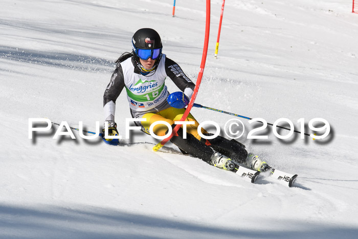 FIS Slalom Damen + NJR Herren, Lenggries 03.03.2019
