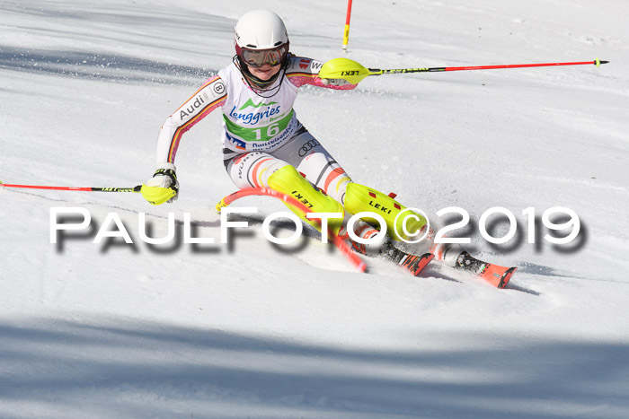 FIS Slalom Damen + NJR Herren, Lenggries 03.03.2019