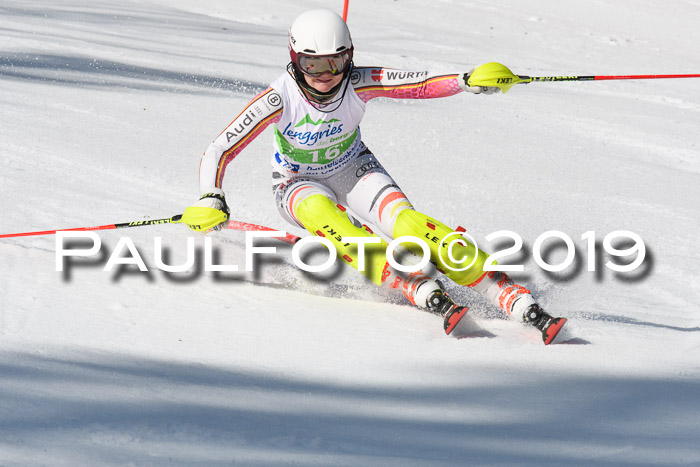 FIS Slalom Damen + NJR Herren, Lenggries 03.03.2019