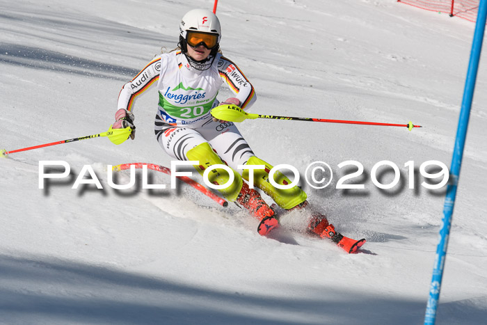 FIS Slalom Damen + NJR Herren, Lenggries 03.03.2019
