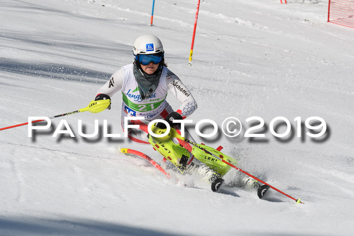 FIS Slalom Damen + NJR Herren, Lenggries 03.03.2019