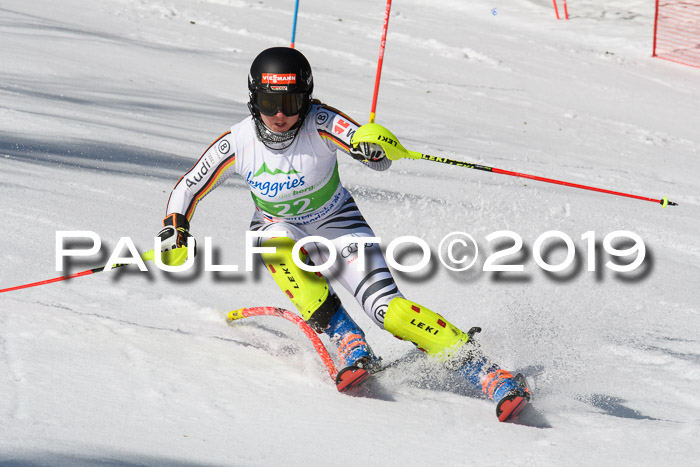 FIS Slalom Damen + NJR Herren, Lenggries 03.03.2019