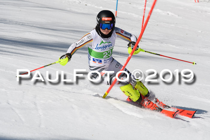 FIS Slalom Damen + NJR Herren, Lenggries 03.03.2019