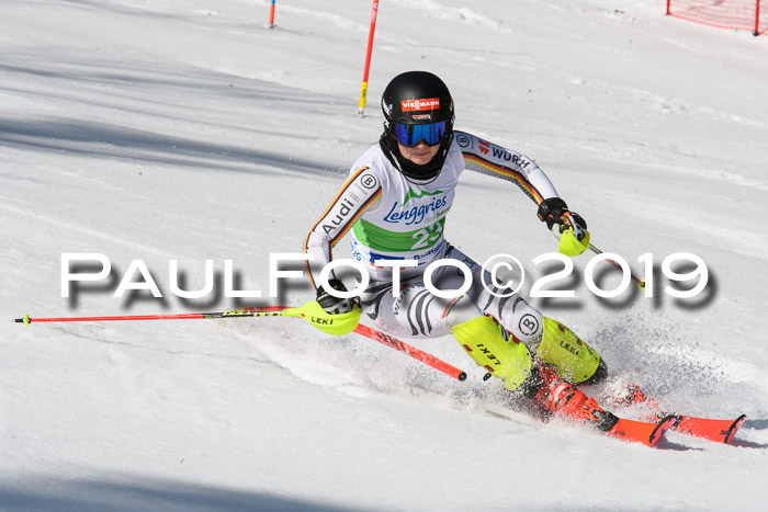 FIS Slalom Damen + NJR Herren, Lenggries 03.03.2019