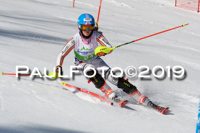 FIS Slalom Damen + NJR Herren, Lenggries 03.03.2019