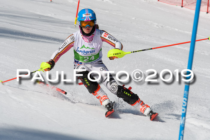 FIS Slalom Damen + NJR Herren, Lenggries 03.03.2019