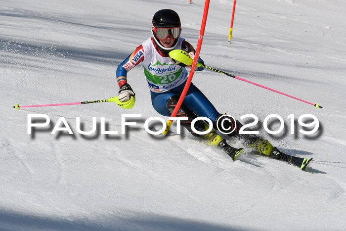 FIS Slalom Damen + NJR Herren, Lenggries 03.03.2019