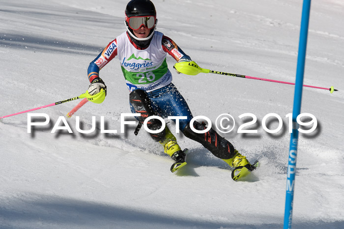 FIS Slalom Damen + NJR Herren, Lenggries 03.03.2019
