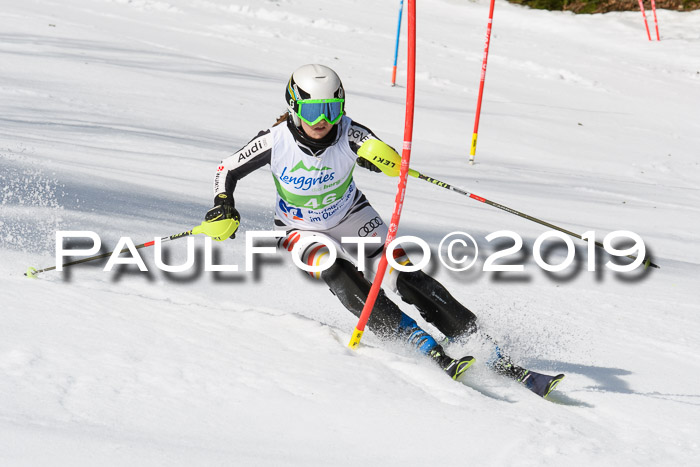 FIS Slalom Damen + NJR Herren, Lenggries 03.03.2019