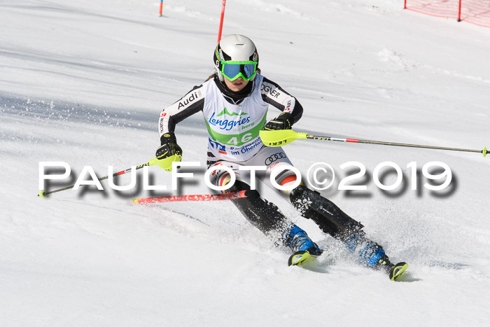 FIS Slalom Damen + NJR Herren, Lenggries 03.03.2019