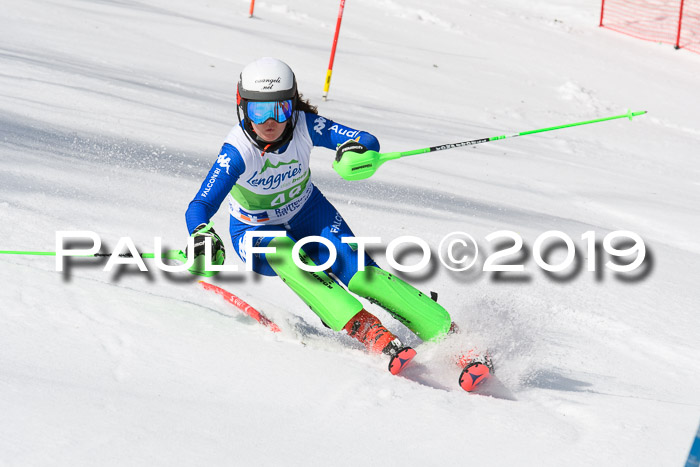 FIS Slalom Damen + NJR Herren, Lenggries 03.03.2019