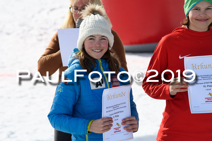 DSV Deutscher Schülercup U12 Finale 2019, Slalom Cross 03.03.2019