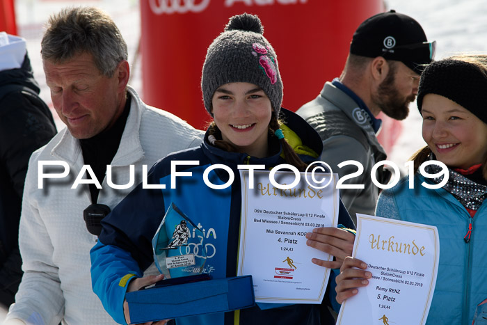 DSV Deutscher Schülercup U12 Finale 2019, Slalom Cross 03.03.2019
