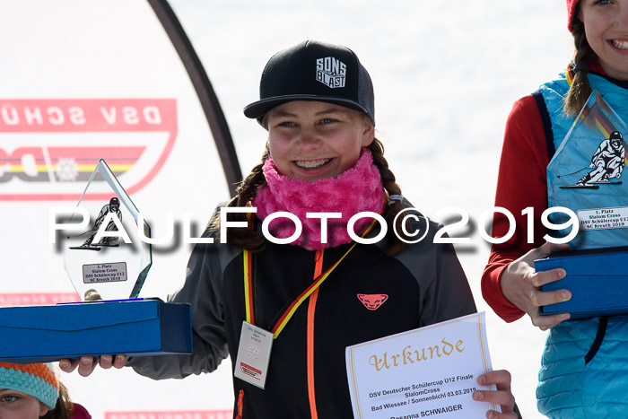 DSV Deutscher Schülercup U12 Finale 2019, Slalom Cross 03.03.2019