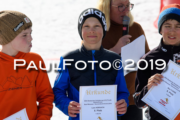 DSV Deutscher Schülercup U12 Finale 2019, Slalom Cross 03.03.2019