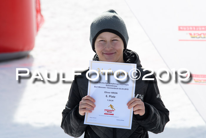 DSV Deutscher Schülercup U12 Finale 2019, Slalom Cross 03.03.2019