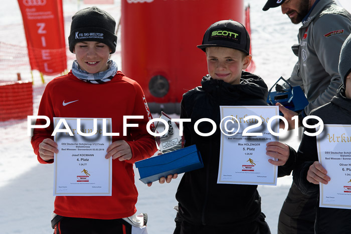 DSV Deutscher Schülercup U12 Finale 2019, Slalom Cross 03.03.2019