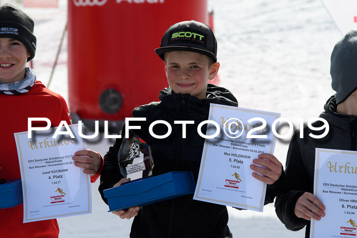 DSV Deutscher Schülercup U12 Finale 2019, Slalom Cross 03.03.2019