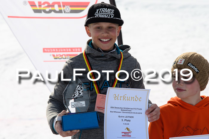 DSV Deutscher Schülercup U12 Finale 2019, Slalom Cross 03.03.2019