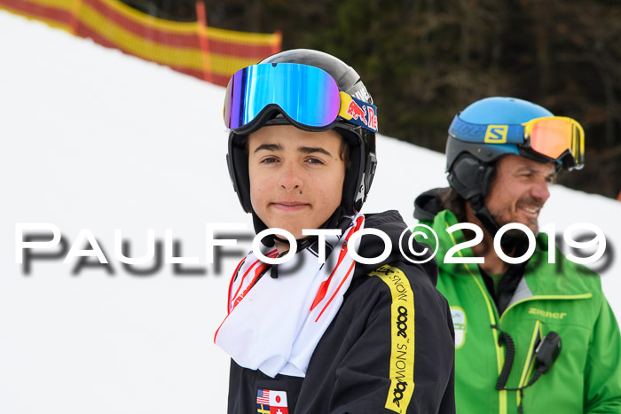 Dt. Schülercup Finale U16 Riesenslalom 08.03.2019