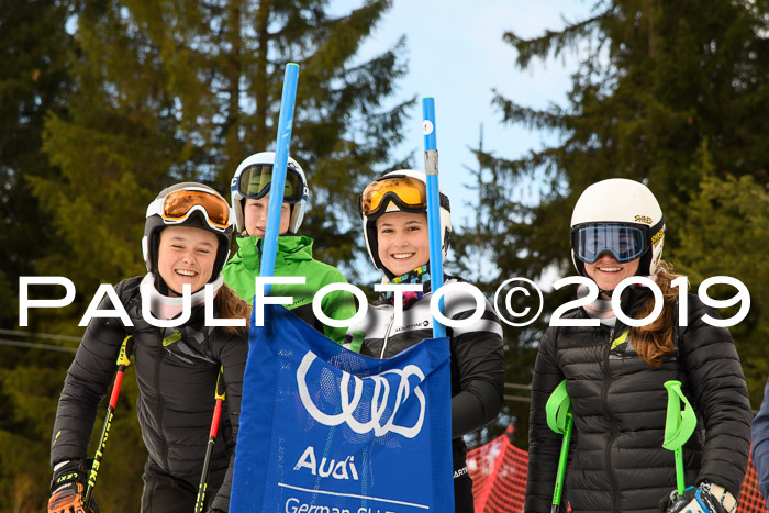 Dt. Schülercup Finale U16 Riesenslalom 08.03.2019