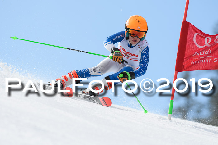 Dt. Schülercup Finale U16 Riesenslalom 08.03.2019
