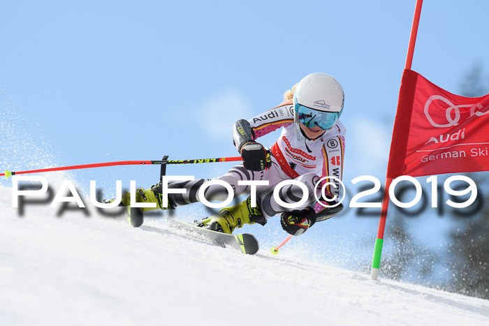 Dt. Schülercup Finale U16 Riesenslalom 08.03.2019