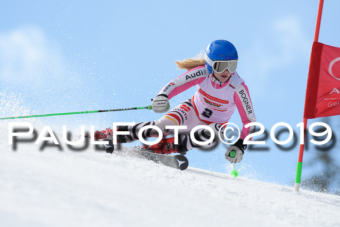 Dt. Schülercup Finale U16 Riesenslalom 08.03.2019